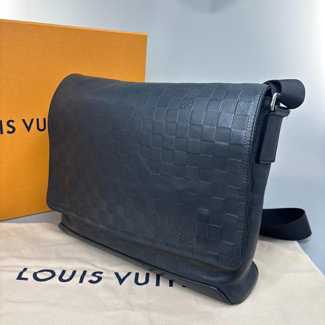 超極美品/IC ルイヴィトン ダミエアンフィニ ディストリクト ショルダーバッグ