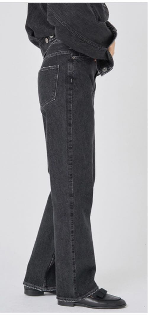 IENAイエナupperhights/アッパーハイツ別注 ストレートデニムパンツ