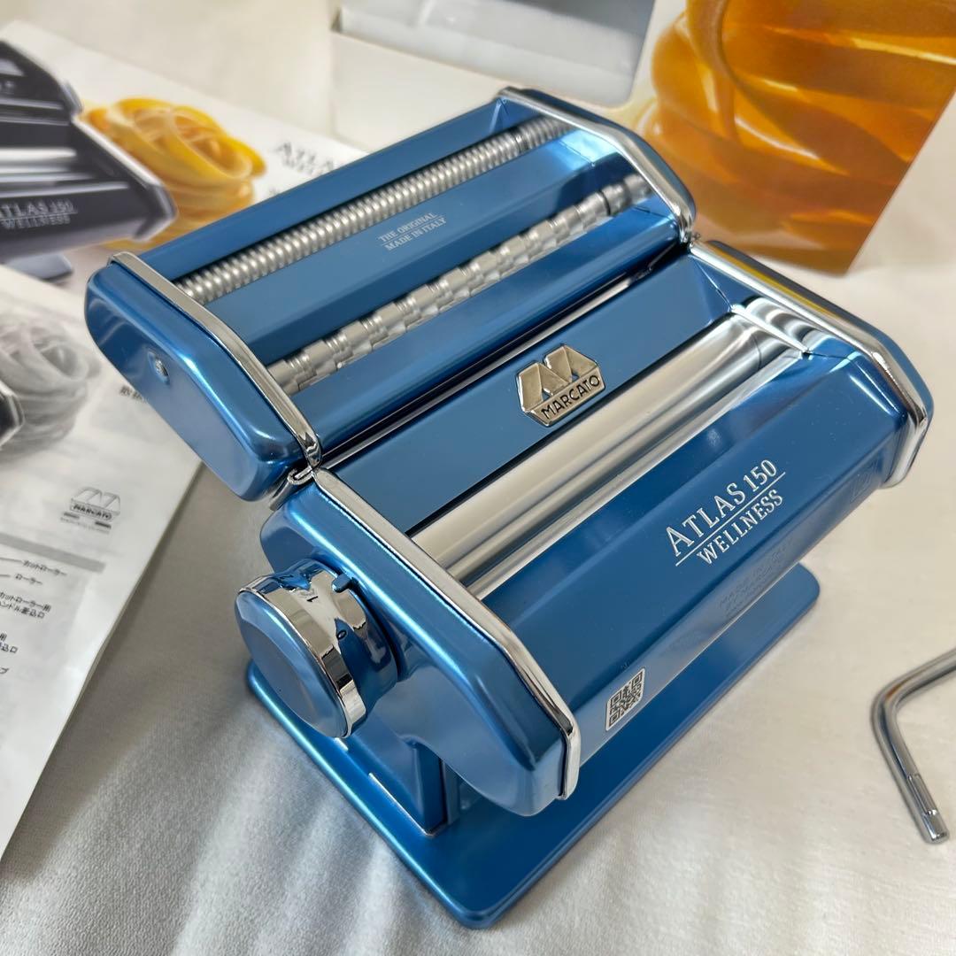 ⭐︎新品未使用⭐︎MARCATO パスタマシン アトラス 150　ブルー