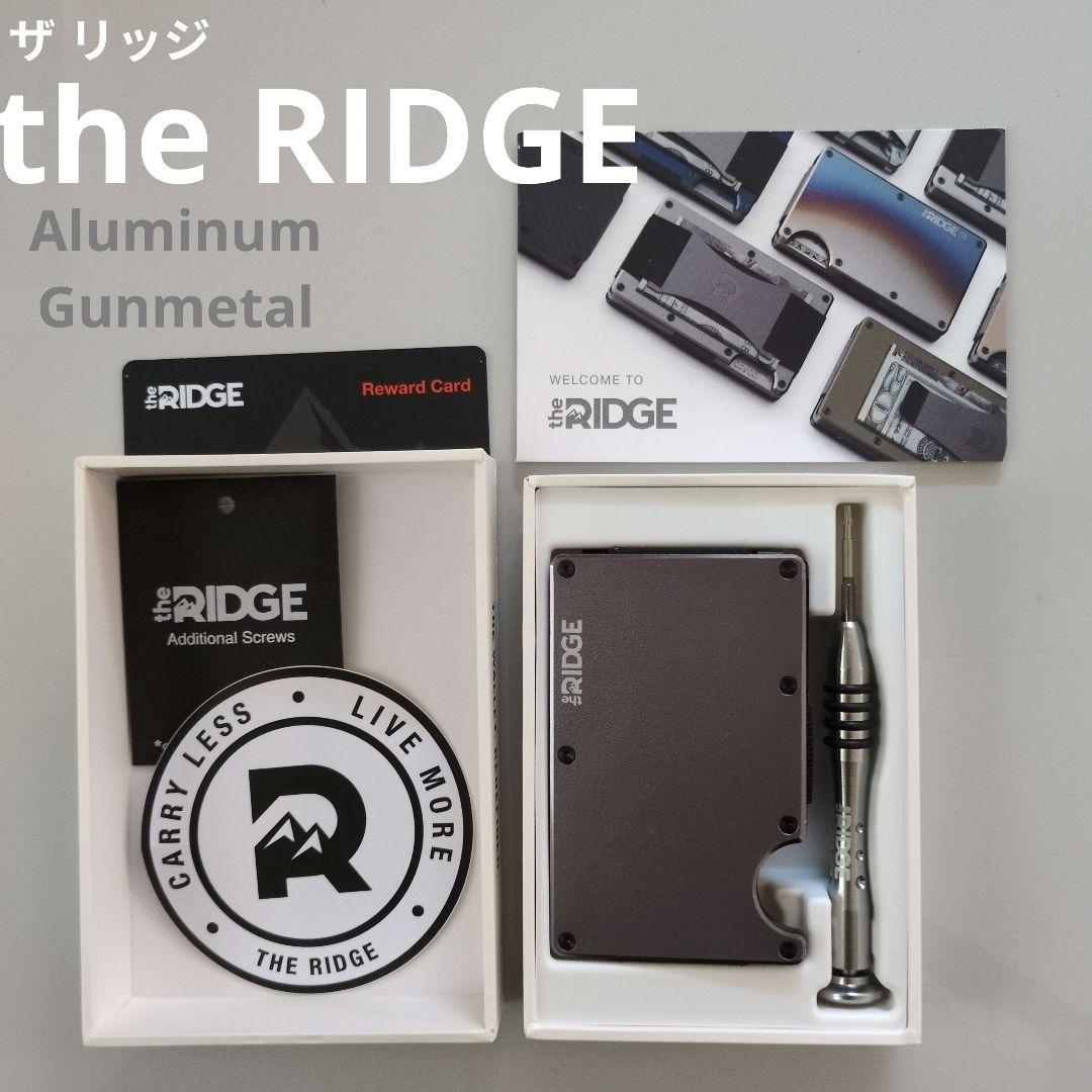 the RIDGE アルミニウム マネークリップ ガンメタル