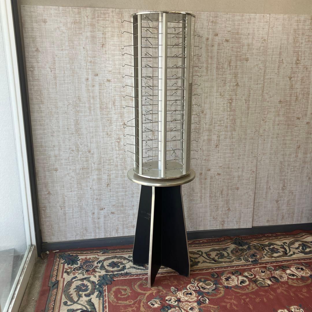 店舗什器 サングラス ディスプレイラック アイウエア 回転式 90点 店舗用品