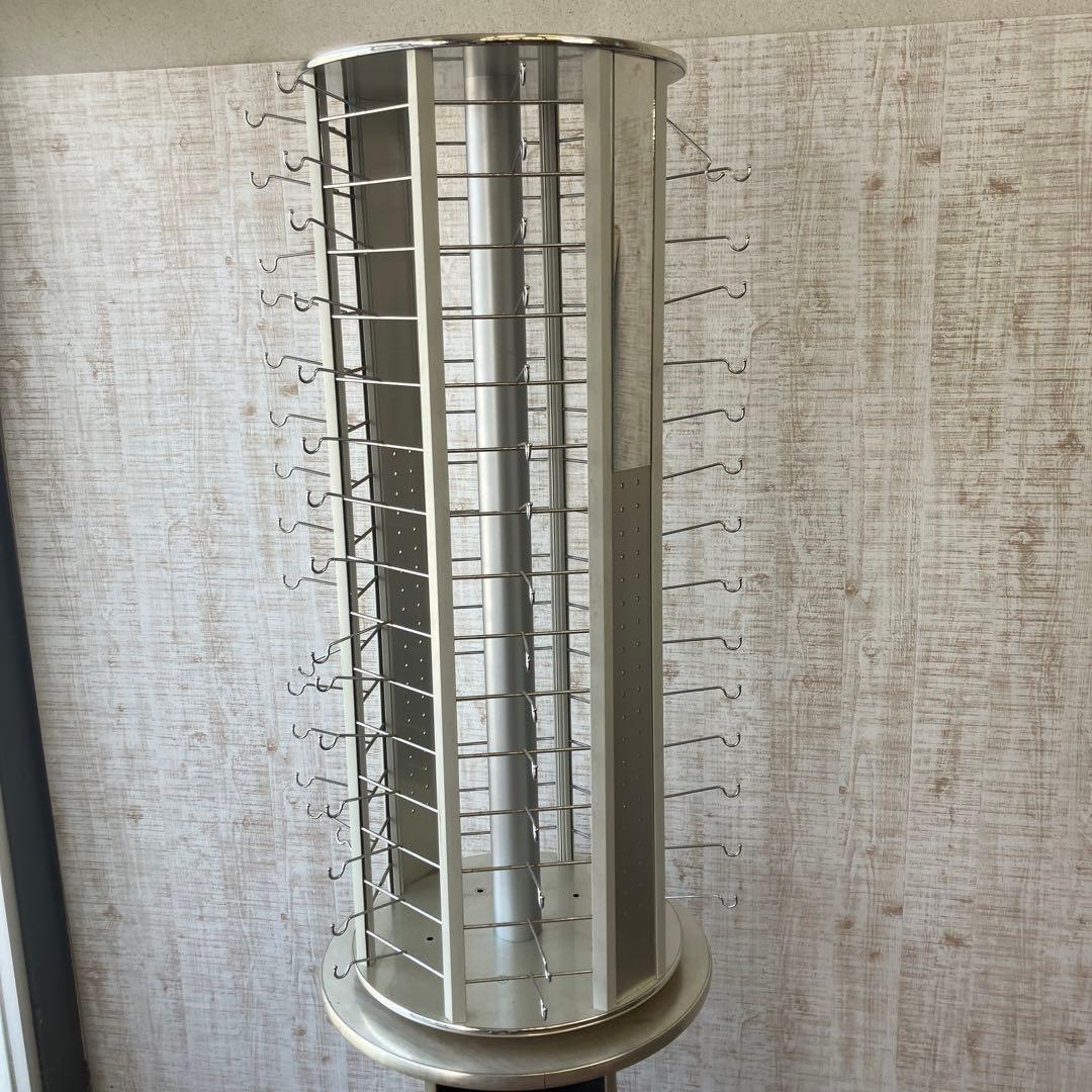 店舗什器 サングラス ディスプレイラック アイウエア 回転式 90点 店舗用品