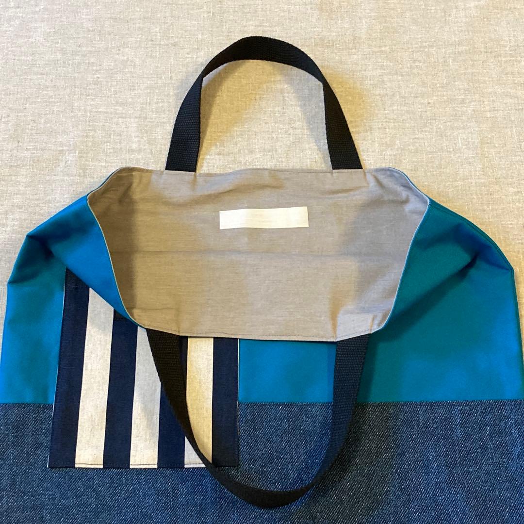 入園入学７点セット　シンプル　無地　ブルー　ネームタグ付き　男の子　匿名配送