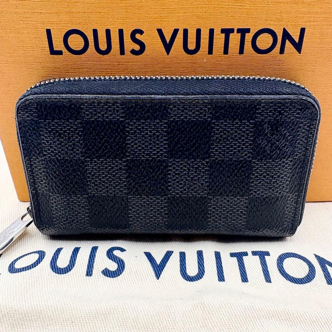 ①ルイヴィトン　ダミエグラフィット　ジッピーパース　メンズ