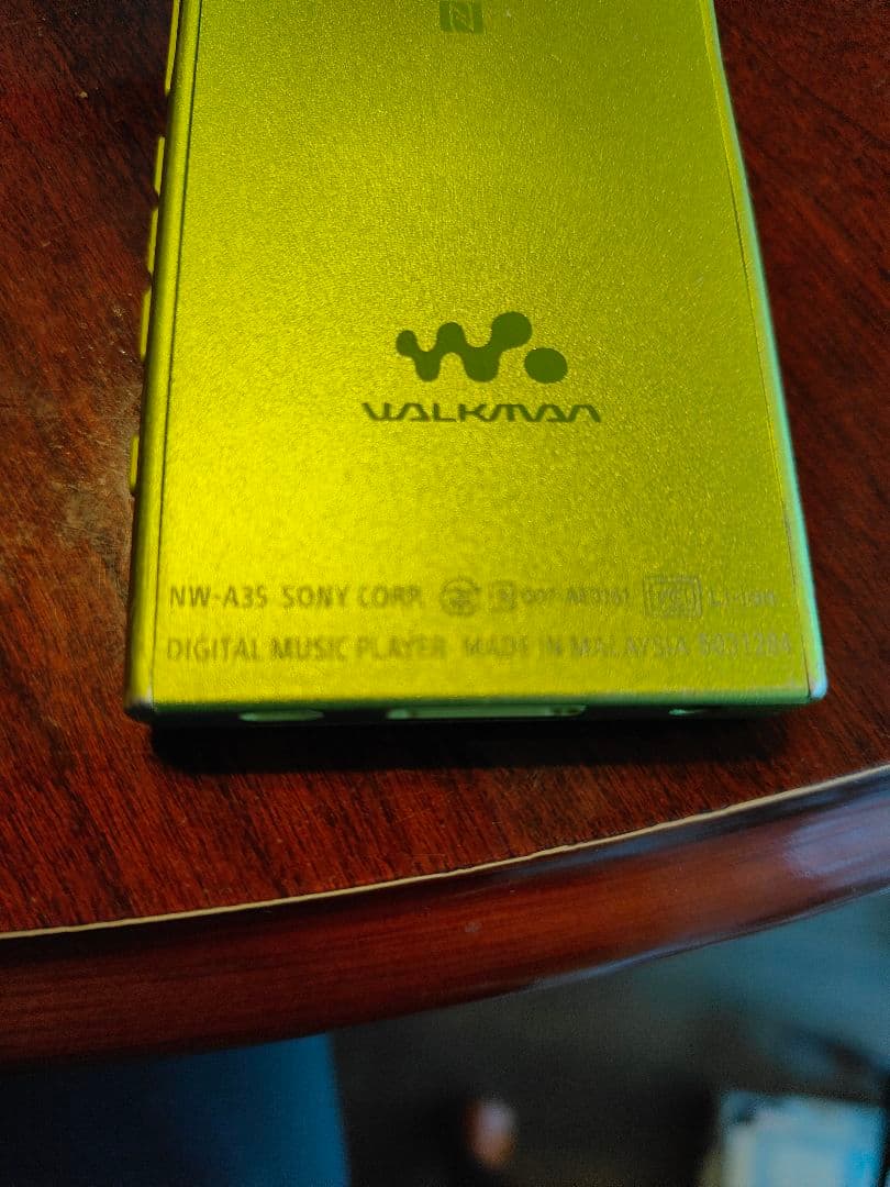 ソニーウォークマン NW−A35 イエロー