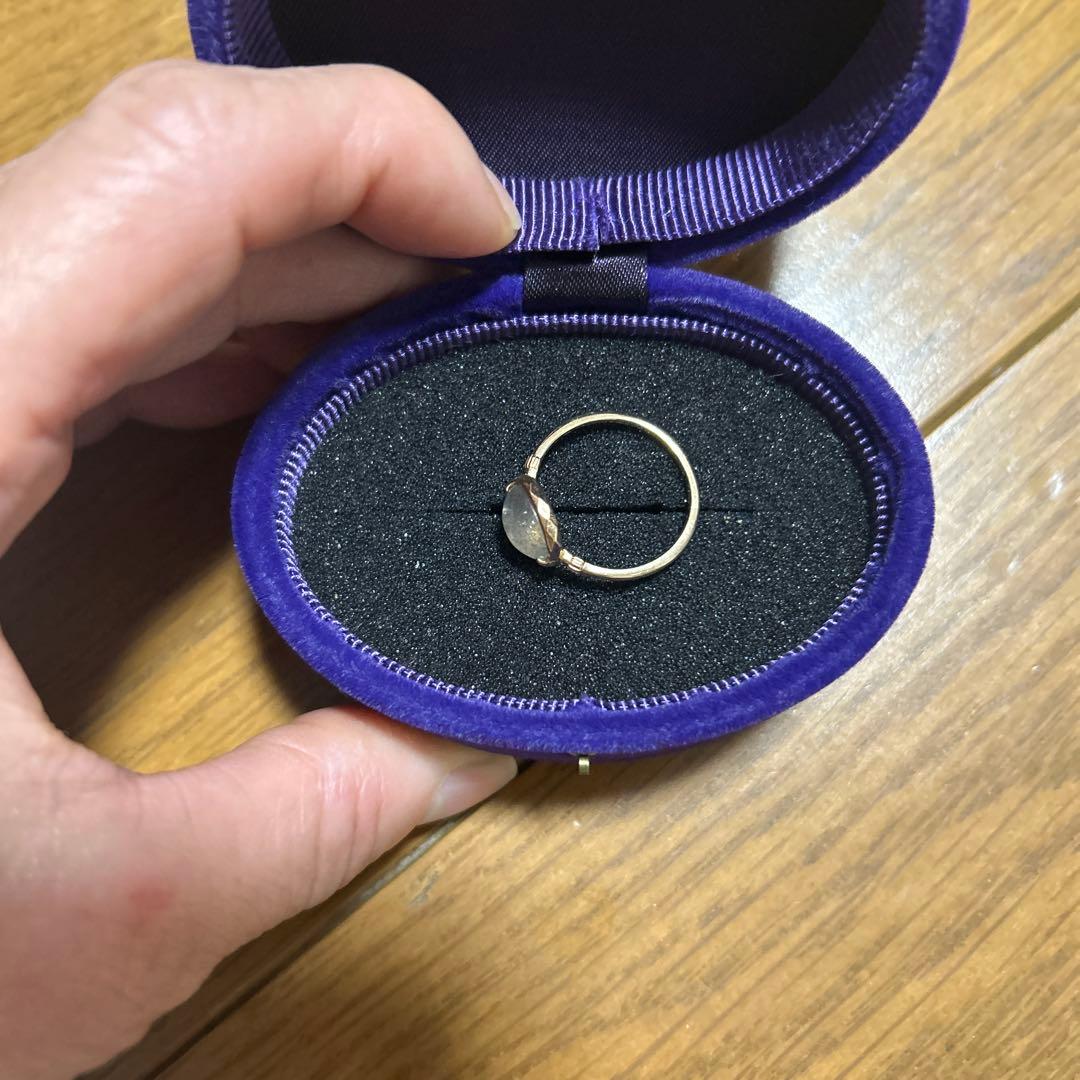 アガットK10ラブラドライトリング11号