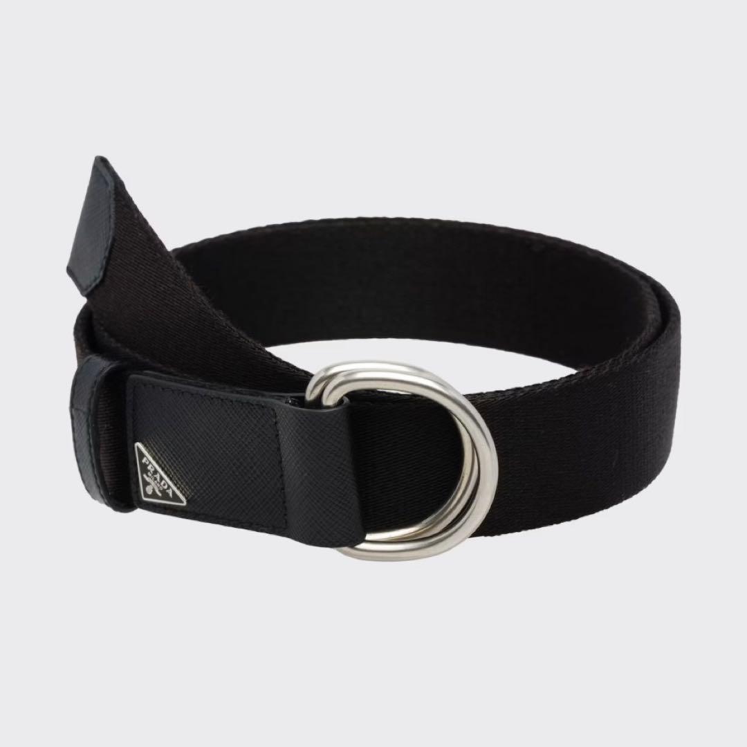 ぽ*)様 PRADA | ウーブンRe-Nylonベルト: サイズ80