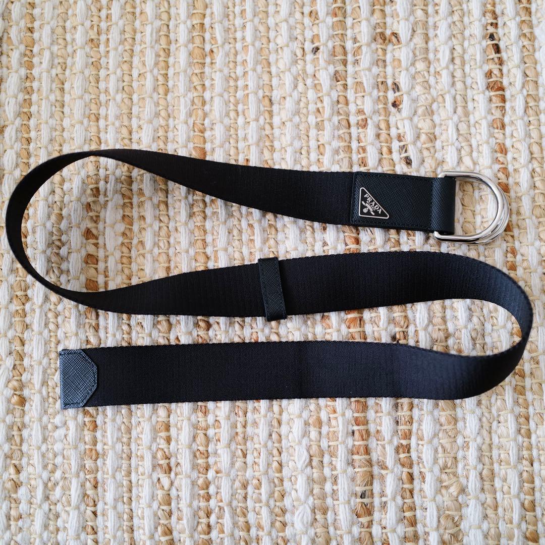 ぽ*)様 PRADA | ウーブンRe-Nylonベルト: サイズ80