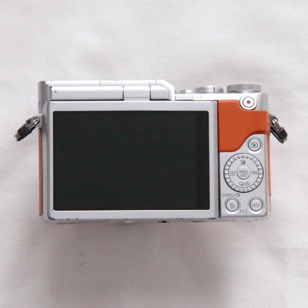 LUMIX ミラーレス一眼 オレンジ DC-GF9 交換レンズ３本付き