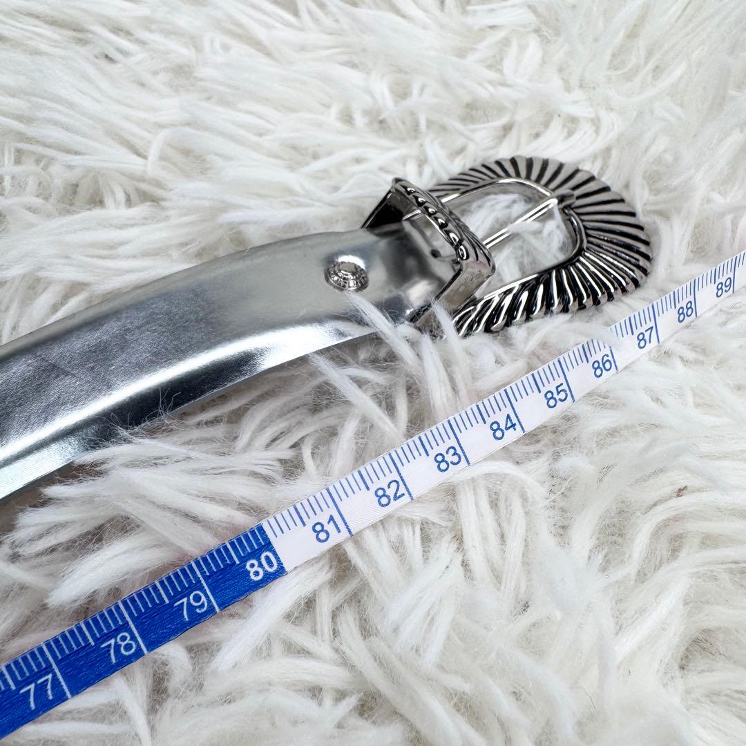 【メルカリ初登場】TOGA PULLA ダブル バックル ベルト シルバー