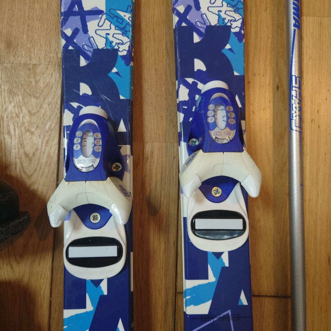 KAZAMA スキー106cm ブーツ 約21cm ストック 91cm セット