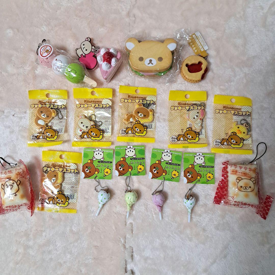 リラックマ スイーツマスコットストラップセット スクイーズ