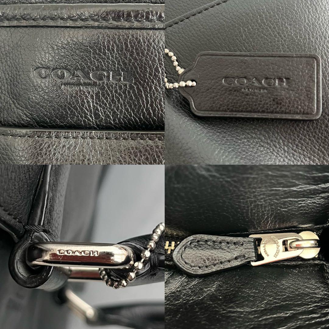 美品 COACH メトロポリタン ビジネスバッグ トート 2way オールレザー