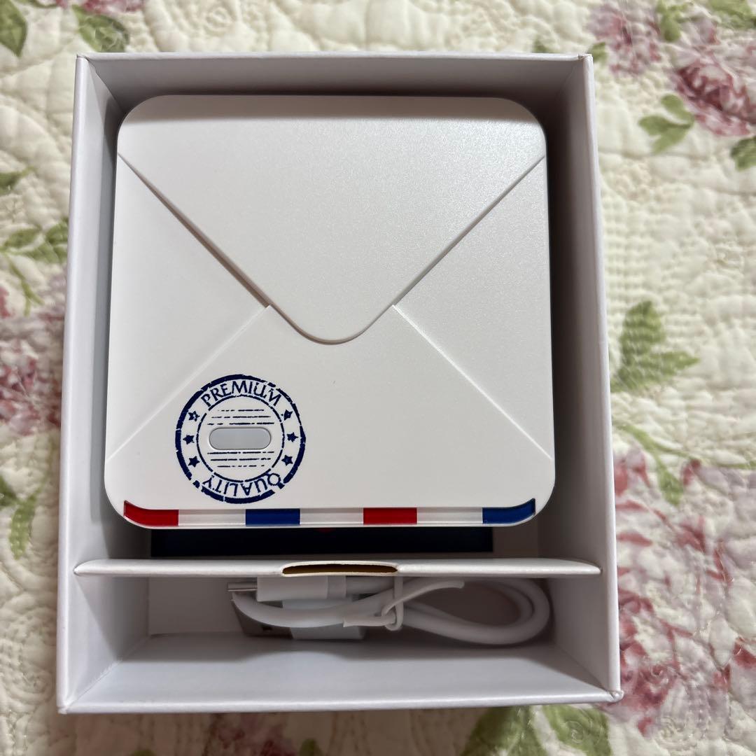 新品 Pmo M02S ミニプリンター ホワイト 感熱紙2本付き