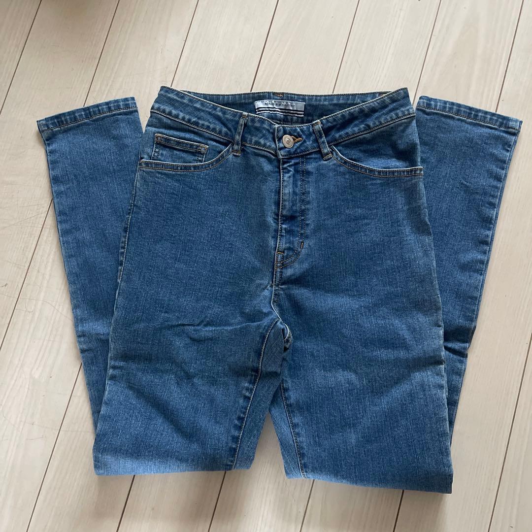 新品未使用 ボーダーズアットバルコニー デニムパンツ ストレッチ スキニー