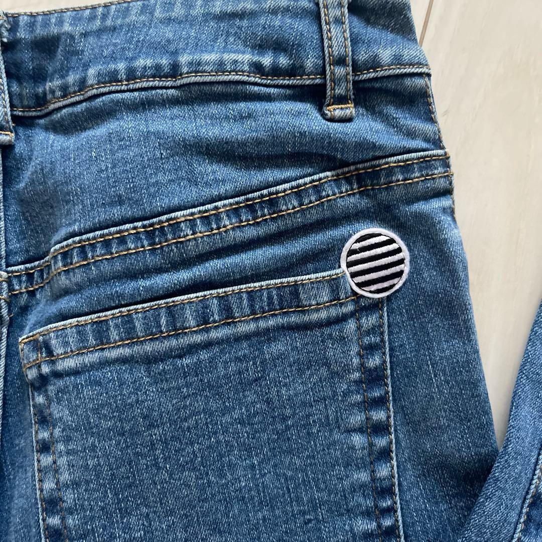 新品未使用 ボーダーズアットバルコニー デニムパンツ ストレッチ スキニー