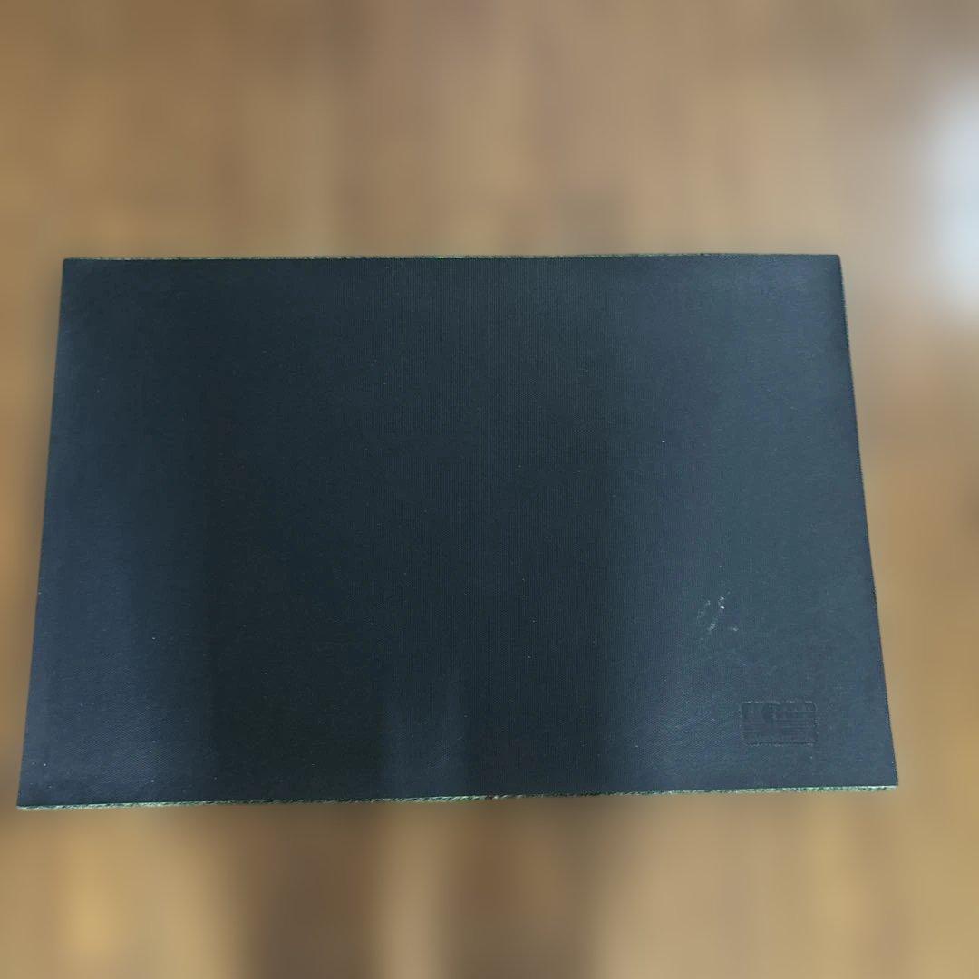 レーベル カクバリズム 緑色 玄関マット 1枚角張渉横:89cm、縦59.5cm