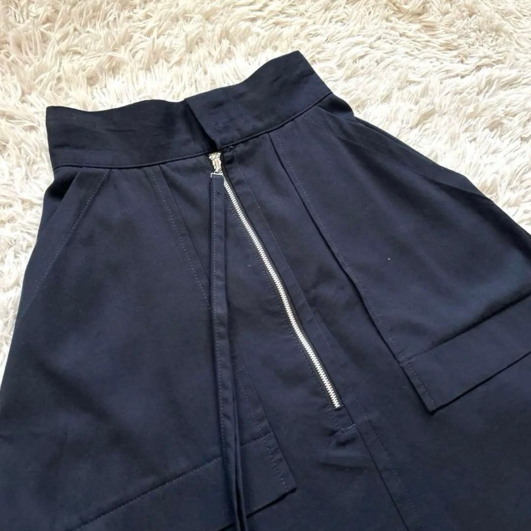 ねねここ✼UJOH✼ワークフレアスカート ネイビー M