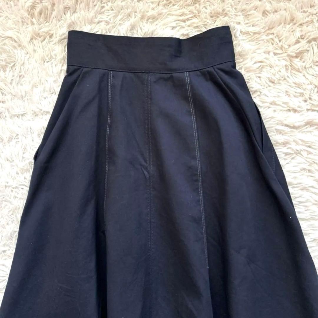 ねねここ✼UJOH✼ワークフレアスカート ネイビー M
