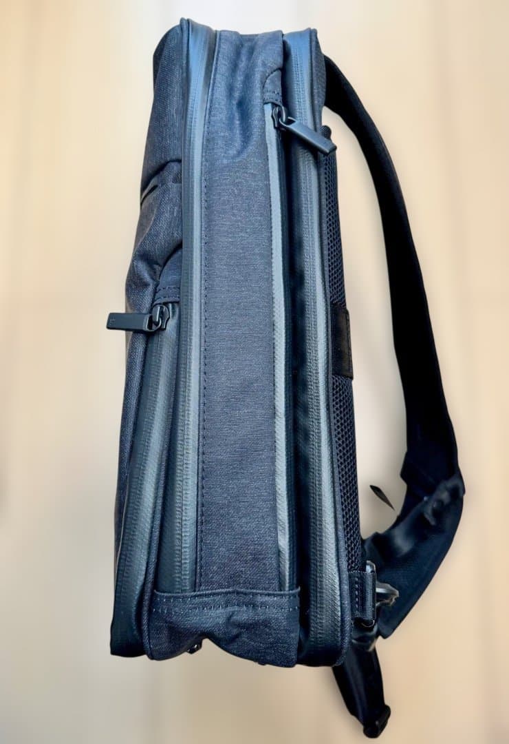 エース ガジェタブル ヘザー 耐水加工ビジネスバック ポケット多数