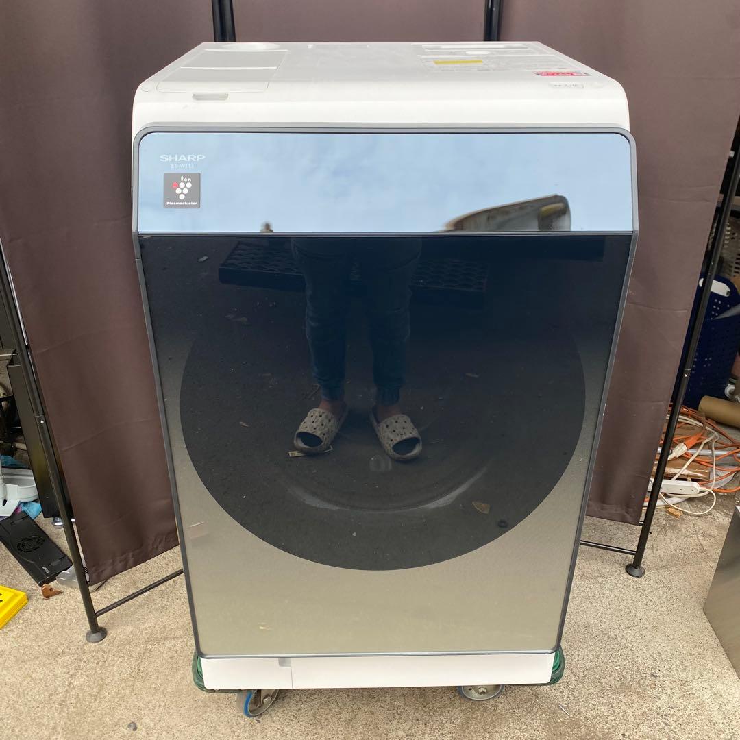 【人気モデル】SHARP シャープ ドラム式洗濯機 ES-W113-SL