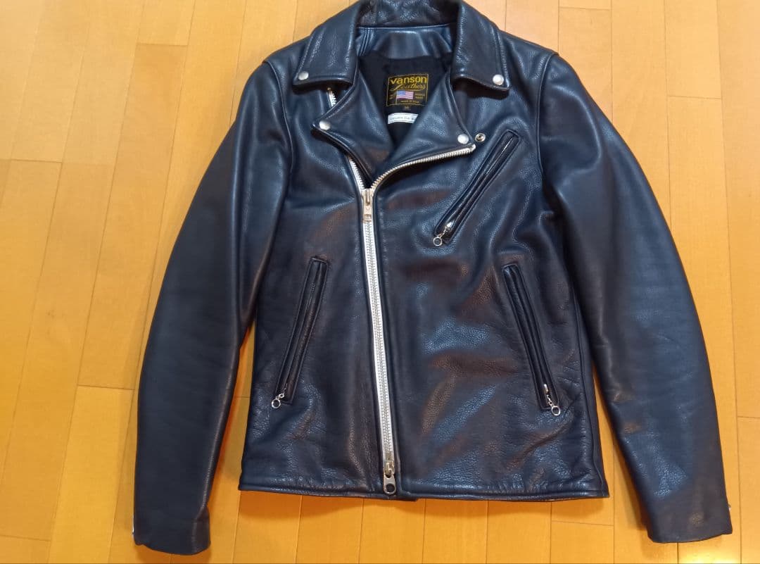 Y*T様 VANSONバンソンC2Rライダースロンハーマン別注34ネイビーNAV