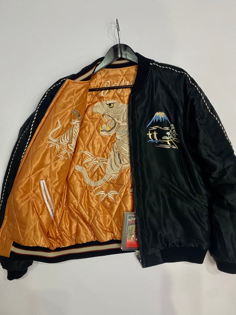 テーラー東洋スカジャン タイガーキルティング リバーシブル 2025AW新作！Ｌ