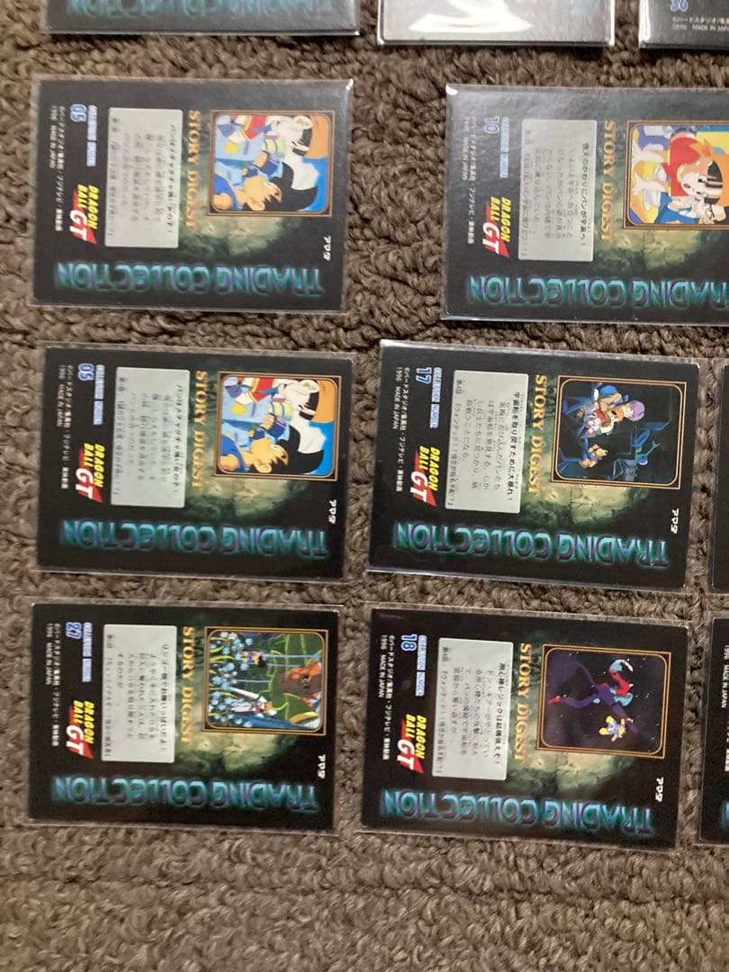 1996年　アマダ　ドラゴンボールGT カード　鳥山明　14枚セット