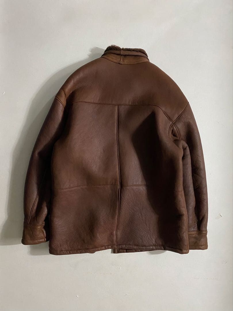 ジャケット・アウター 90s- mouton jacket chocolate brown
