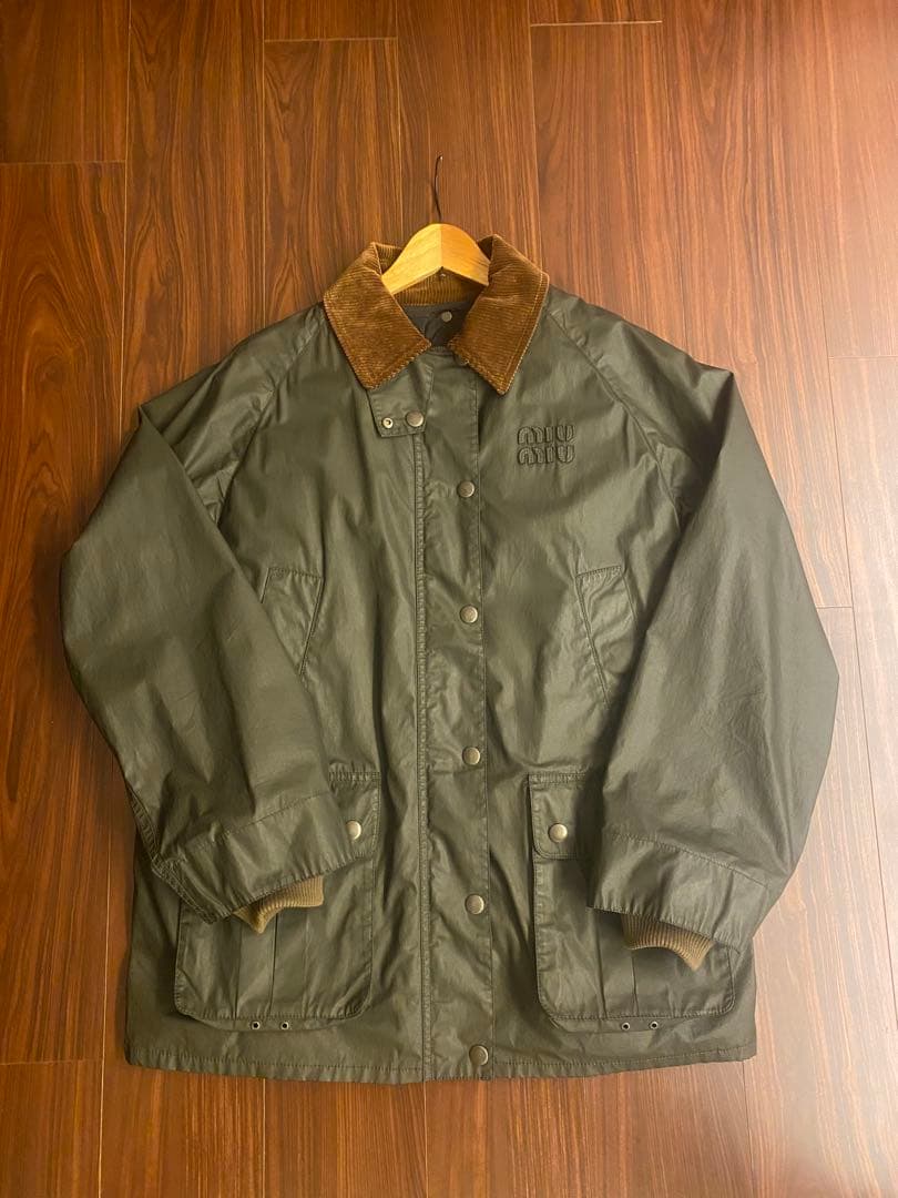 定価65万円　miumiu Barbour型ジャケット