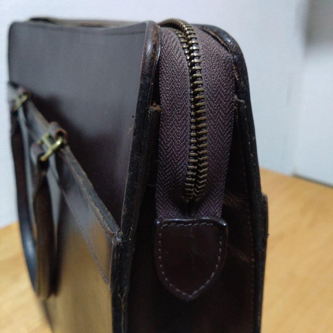 【希少】ホワイトハウスコックス　ブライドルレザー ブリーフケース 茶