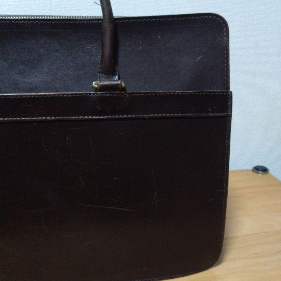 【希少】ホワイトハウスコックス　ブライドルレザー ブリーフケース 茶