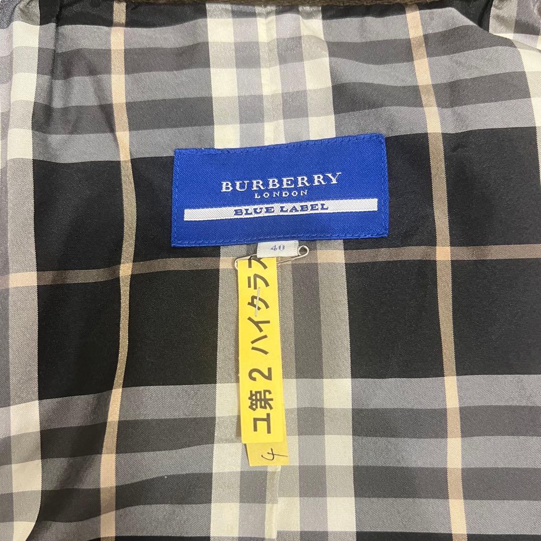 美品 バーバリーブルーレーベル 3WAYダウン 40