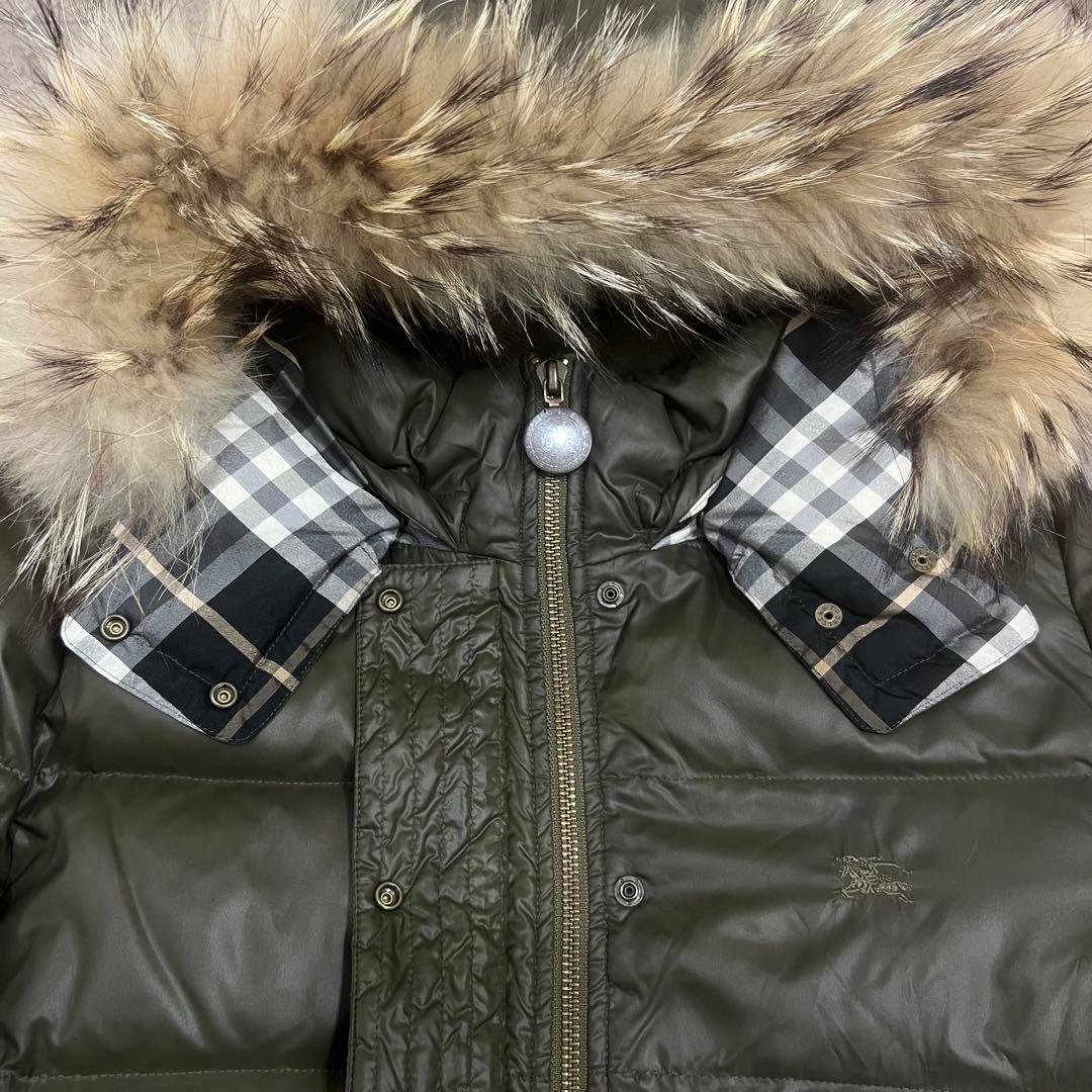 美品 バーバリーブルーレーベル 3WAYダウン 40