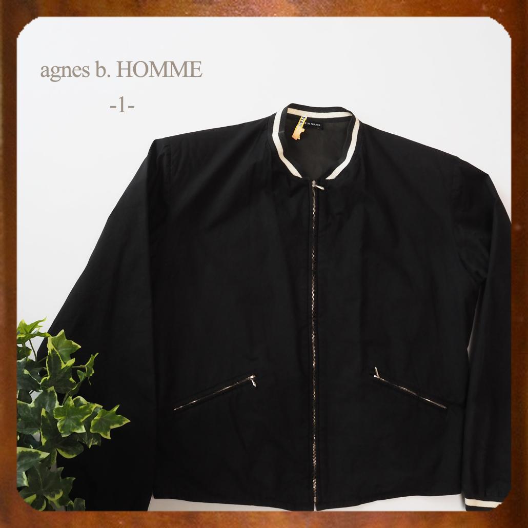 80s 90s agnes b. homme ハの字ジップジャケット OLD