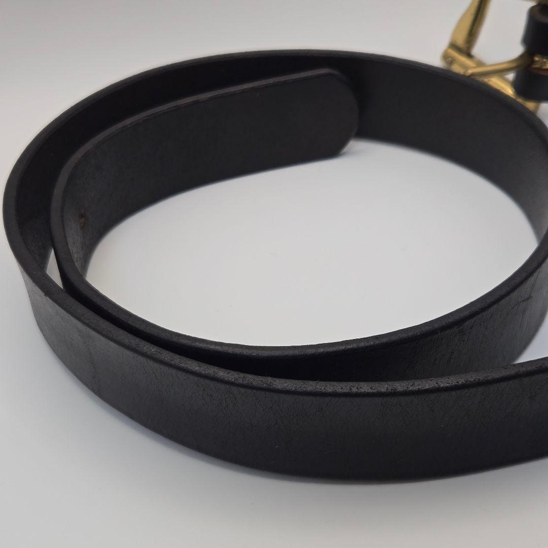 美品　Martin Faizey ブラック　金色　クイックリリースベルト　32