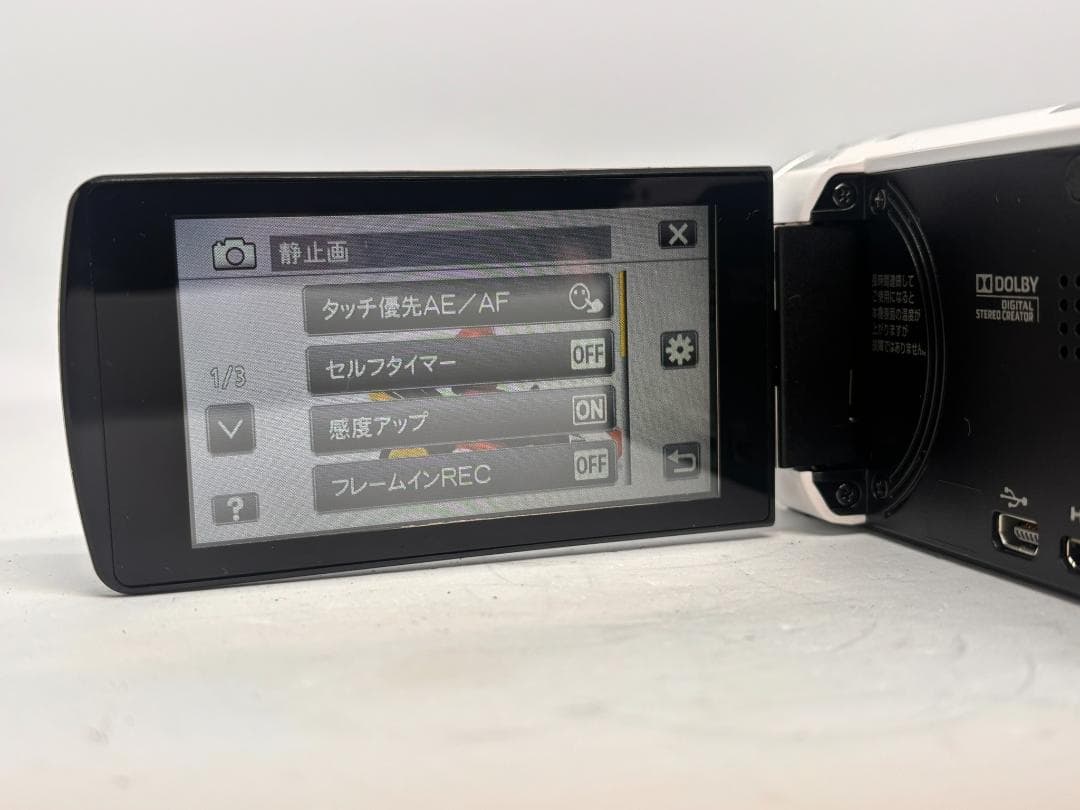 美品　JVC GZ-HM390 ビデオカメラ 備品完備　＃686