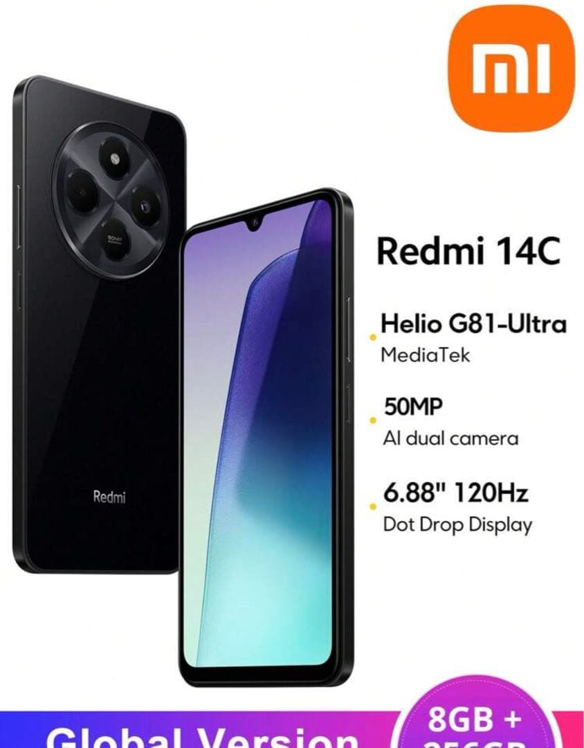 Xiaomi Redmi 14C スマートフォン 16GB+256GB