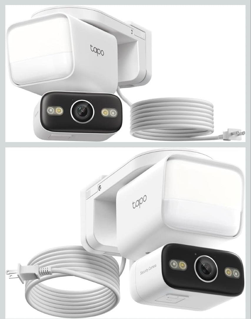 【新品】Tapo 防犯カメラ 屋外 24時間監視 センサーライト 自動点灯