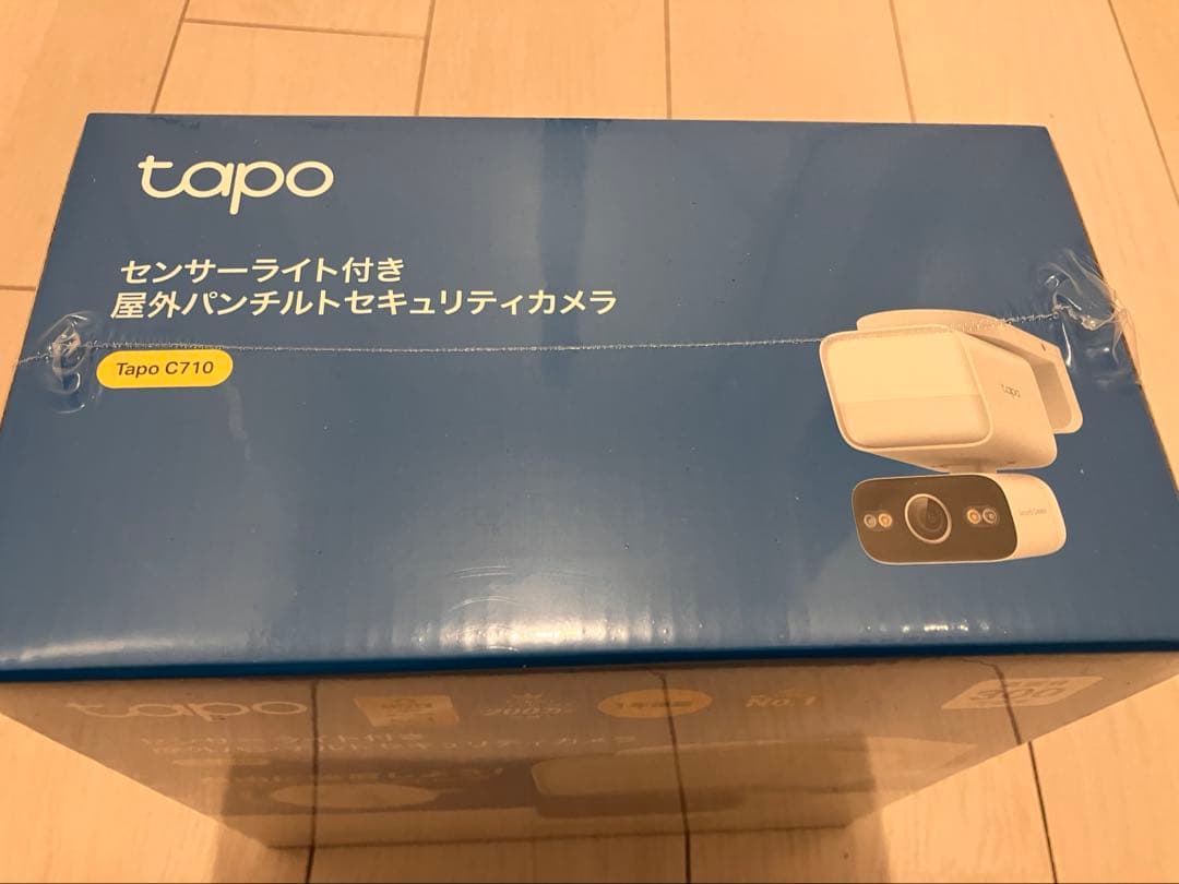 【新品】Tapo 防犯カメラ 屋外 24時間監視 センサーライト 自動点灯
