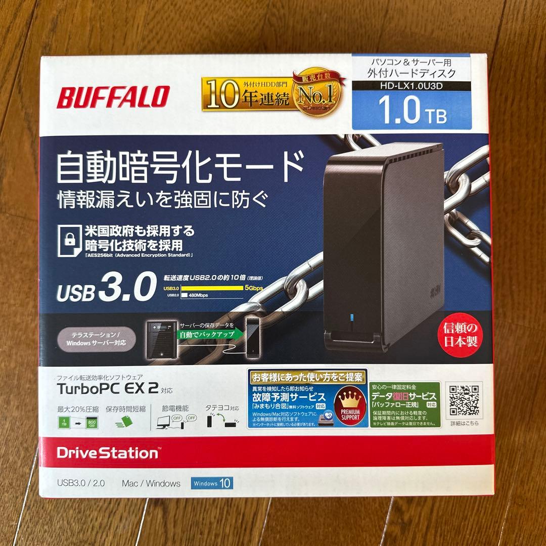 バッファロー｜BUFFALO 外付けハードディスク HD-LXU3D