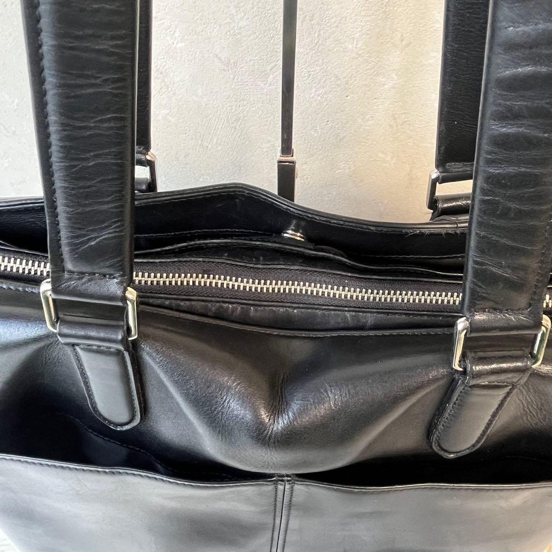 PORTER SORT ソート トートバッグ オールレザー 肩掛け　ポーター　黒