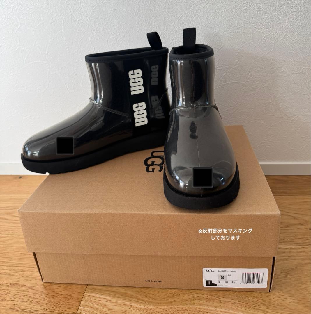 新品試着のみ★UGG レディース クラシック クリア ミニ ブラック 8