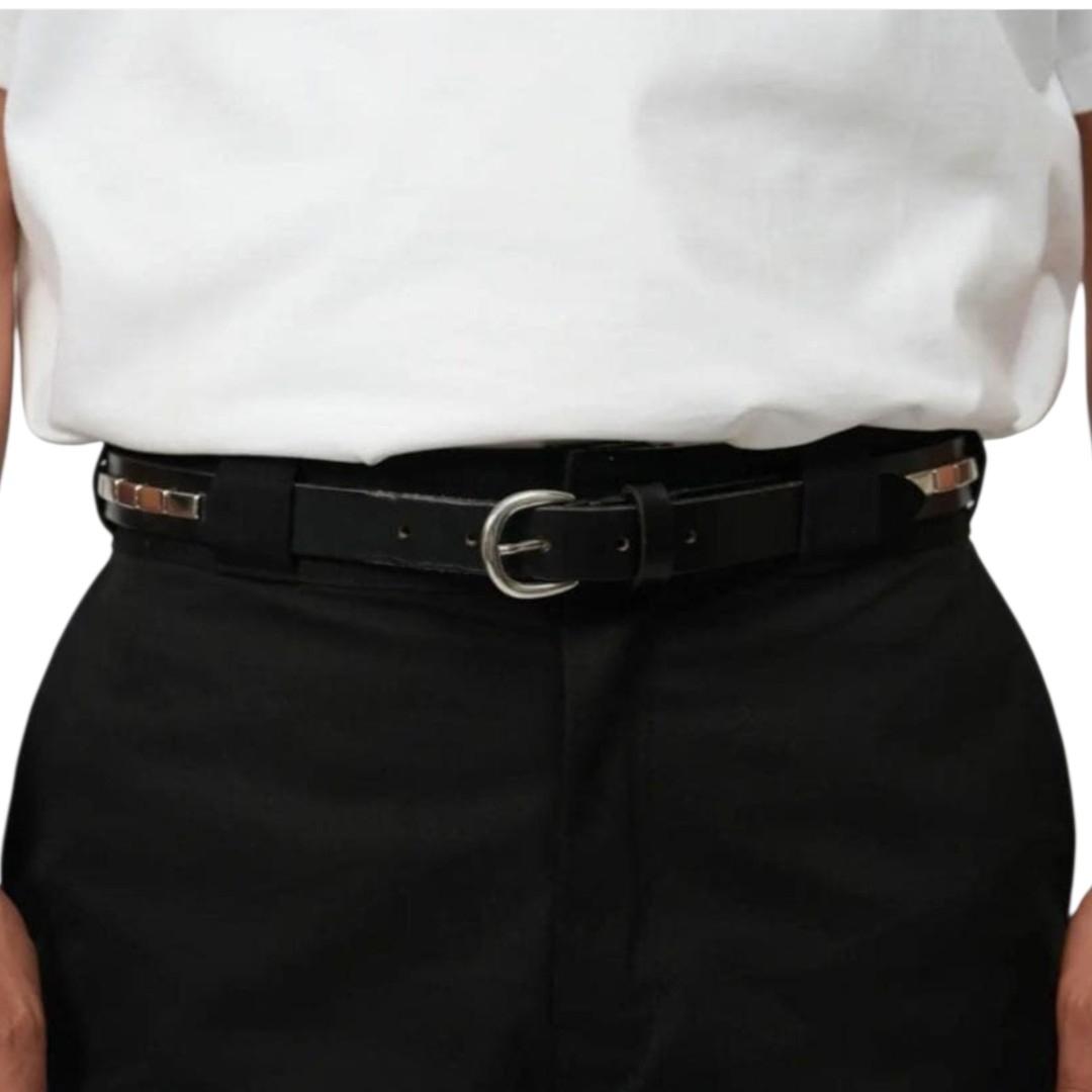 小物 ovy Bridle studs narrow belt DECI Size M