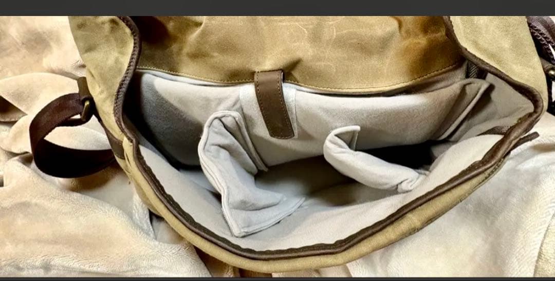 名作カメラバッグ ONA ワックスキャンバス レザー メッセンジャーバッグ