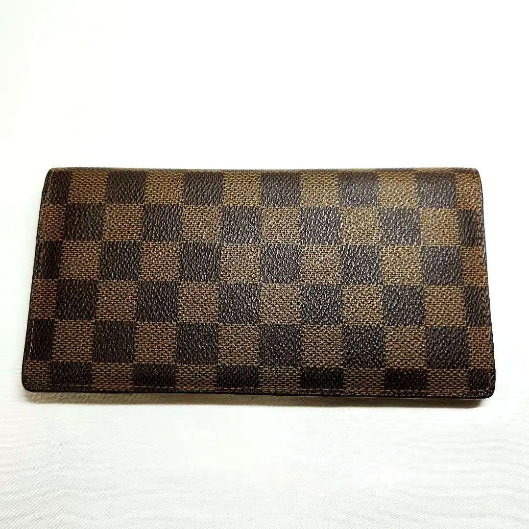 ダミエ・エベヌ ポルトフォイユ・ブラザ 二つ折り 長財布 N60017