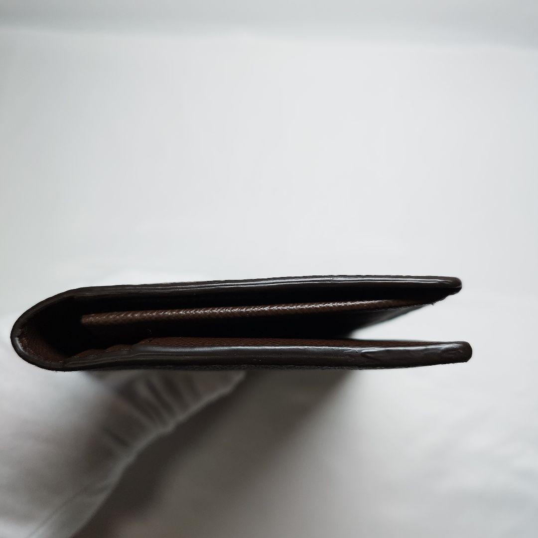 ダミエ・エベヌ ポルトフォイユ・ブラザ 二つ折り 長財布 N60017