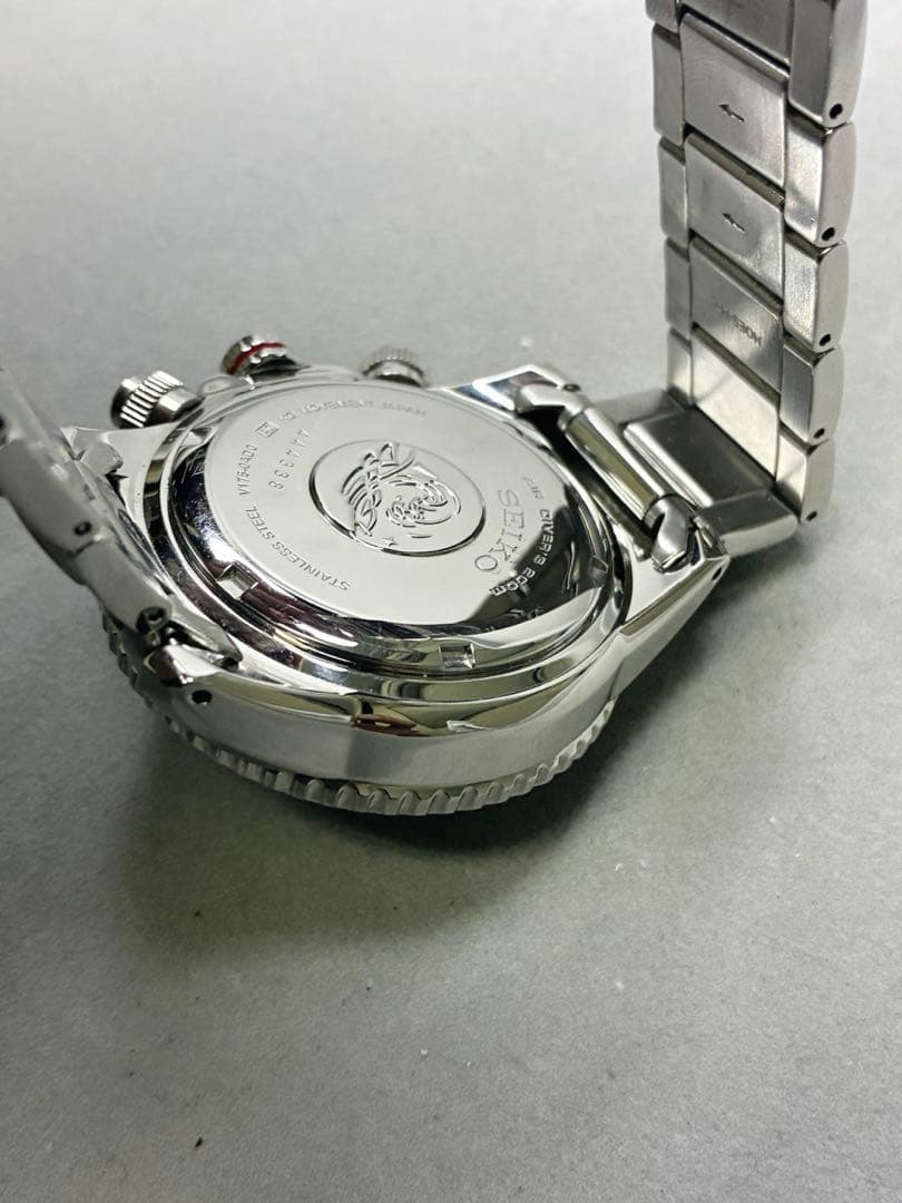 SEIKO PROSPEX ダイバー腕時計 V175-0AD0 クオーツ 稼働