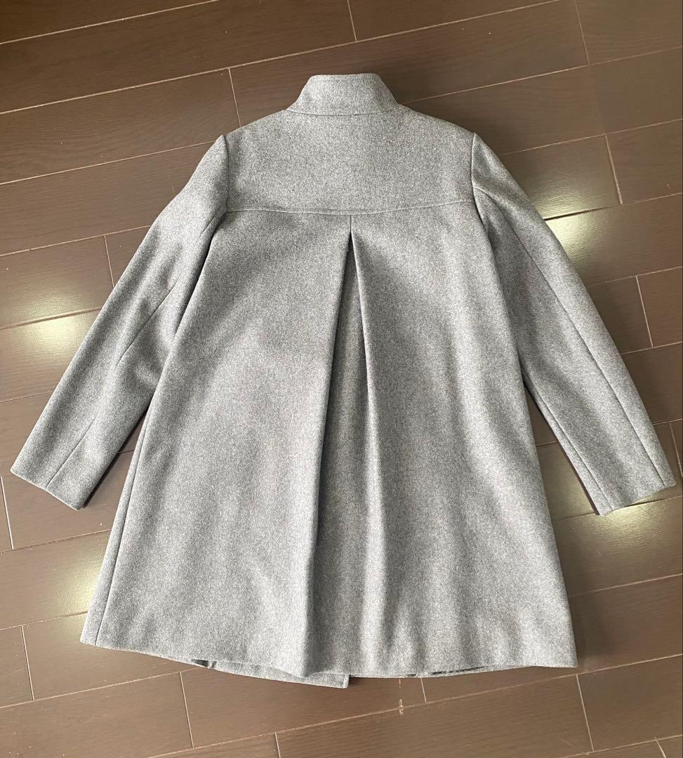 GUCCI グレー ダブルブレスト ウールコート10Y