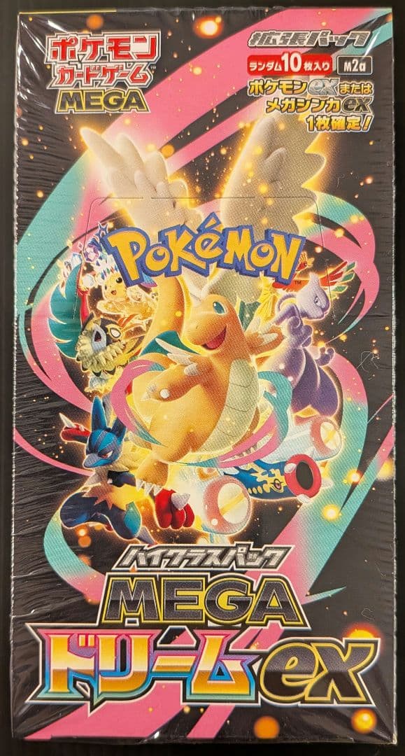 ポケモンカードゲーム MEGA ドリームex 1box　「シュリンク付き」